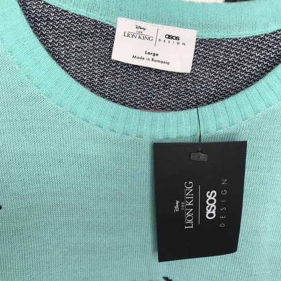 Disney The Lion King Zazu asos Design Knit Sweater Large - Picture 4 of 4